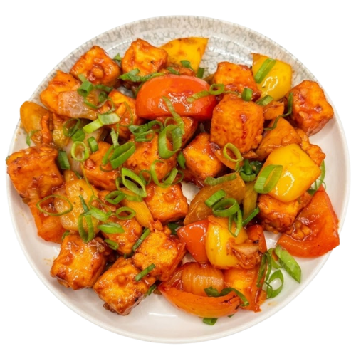 177 Paneer Chilli (Dry / Droog)